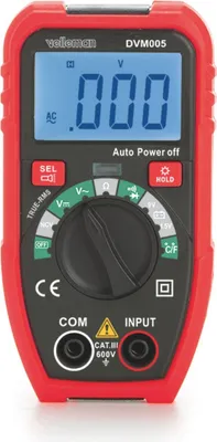 Immagine prodotto di Multimetro digitale piccolo e robusto - Cat Iii - 600 V - 7 funzioni