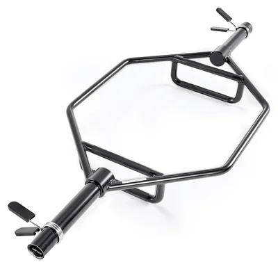 Produktbild von VEVOR Trap Bar Hexagon Hantelstange Langhantel mit rutschfestem Griff 50 mm 360 kg Tragkraft, Gewichtheben und Krafttrainingsgerät, Heimfitnessstudio für Kniebeugen Kreuzheben Schulterdrücken
