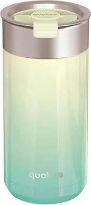 Zdjęcie produktu dla Quokka Boost Coffee Tumbler - Kubek termiczny ze stali nierdzewnej z zaparzaczem 400 ml (Lemon Lime)