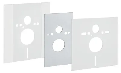Produktbild von Geberit 115396001 Abdeckplatte mit Schallschutzset