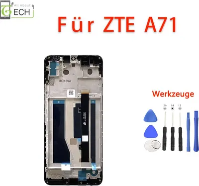 Produktbild von Für ZTE Blade A71 A7030 LCD Display mit Rahmen Bildschirm Touchscreen
