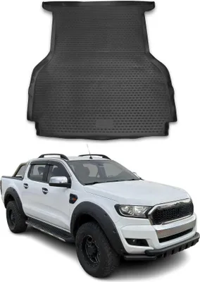 Image de Tapis de coffre pour Ford Ranger 2011-2024 Caoutchouc TPE Noir