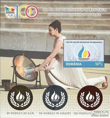 Produktbild von Briefmarken Rumänien 2014 Mi Block603 (kompl.Ausg.) postfrisch Olympisches Komitee