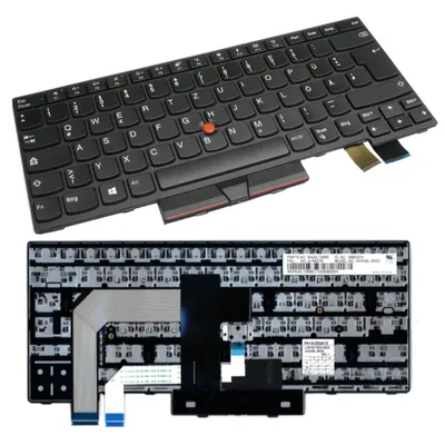 Produktbild von Hochwertige Original Laptop Tastatur / Notebook Keyboard Deutsch QWERTZ für Lenovo ThinkPad T470 T470C T480 T410 ersetzt 01AX458 01EN612 01AX417