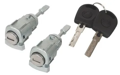Immagine prodotto di Serratura per porta, lato sinistro/destro, 2 chiavi, compatibile con Skoda Fabia 6Y, Octavia 1U e Seat Arosa
