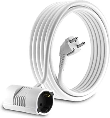 Obrázek produktu pro Prodlužovací kabel o délce 7,5 m s dvojitými zásuvkami a uzemněnými konektory