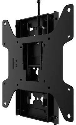 Productafbeelding van B-TECH Wandbeugel 200x200mm - Draagvermogen tot 10 kg / Geschikt voor schermen tot 43 inch / Kantelbaar / Universeel / Zwart