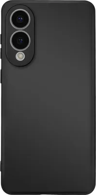 Produktbild von Avizar, Halbsteife Soft-Touch Silikonhülle für Samsung Galaxy S25 Edge, Schwarz