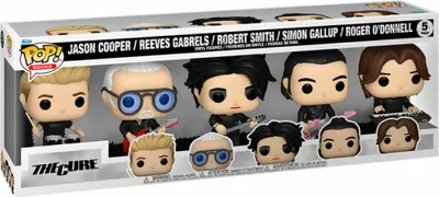 A box set of Funko Pop! figures of the band The Cure.