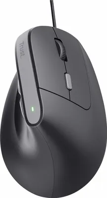 Obrázok produktu pre Trust Bayo II, Pravoruké, Vertikálny dizajn, USB Typ-A, 2400 DPI, Čierna