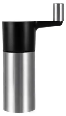 Nootmuskaatmolen aus Edelstahl, Kurbel-Reibe, 150 x 45 mm