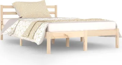 Produktbild von vidaXL Massivholzbett ohne Matratze 120x200 cm Kiefernholz