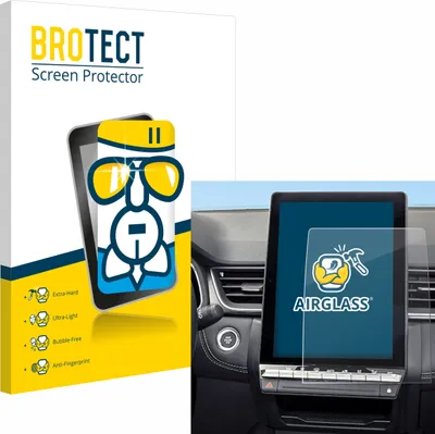 Produktbild von BROTECT Schutzglas für Renault Symbioz 2024 Schutzfolie Panzer Folie Glas Display Schutz klar