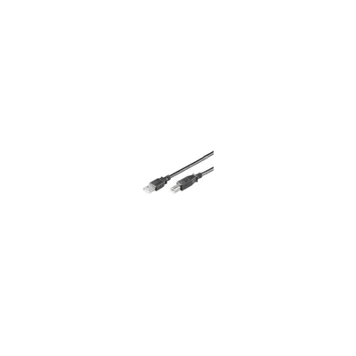 Produktbild von Goobay USB 2.0 Hi-Speed-Kabel, schwarz, 3m, 3 m, USB A, USB B, USB 2.0, 0,48 Gbit/s, Schwarz
