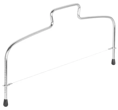Produktbild von Tortenschneider Tortenbodenteiler - Verstellbar - Edelstahl - 24-30 cm - Mit Draht