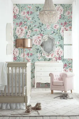 Produktbild von Coloray Fototapete 208x146 cm Vlies-Fototapete - Floral Vintage Pastell Roses blass