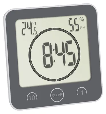 Image de TFA-Dostmann 60.4001.10 Minuteur de cuisine numérique Gris (60.4001.10)