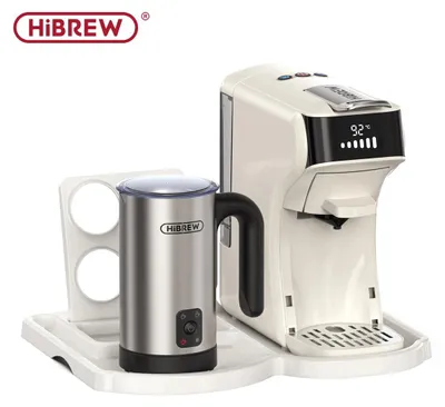 Image de Machine à café - Cafetière à capsules 6-en-1 - Pour boissons chaudes et froides - Compatible avec plusieurs types de capsules
