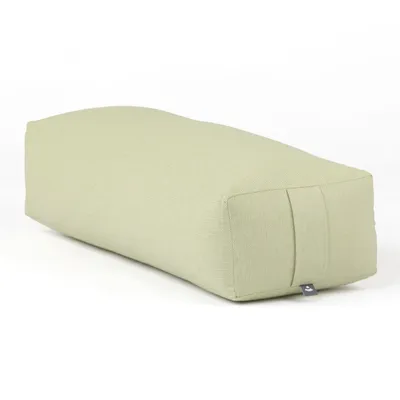 Produktbild von SALAMBA Yoga Bolster CLASSIC dobby hellgrün | Kapok