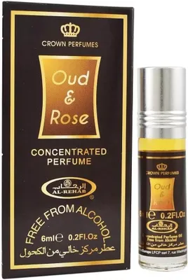 Produktbild von Al-Rehab Roll On Parfumöl OUD & ROSE 6ml