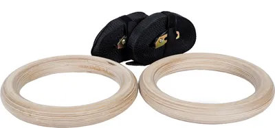 Produktbild von Ringe / Turnringe Holz | inkl. Straps