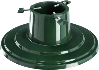 Image de Support pour sapin de Noël - Support pour sapin de Noël - Pour sapins de Noël jusqu'à 2 m - Vert