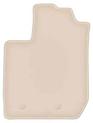 Produktbild von DURBAN Beige Velours-Fahrerfußmatte für Dacia Duster II 2WD SUV (2018-)