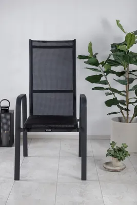Produktbild von Venture Home Stuhl Copacabana Schwarz 2er-Pack