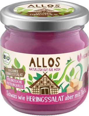 Produktbild von Allos Feinkostsalat wie Heringssalat -- 165g