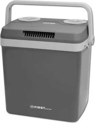 Obrázek produktu pro TZS First Austria Elektrický chladicí box s držadlem | 32 litrů | Do auta, na kempování, na dovolenou | Šedý *B-Goods*