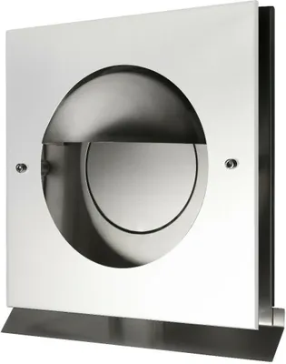 Produktbild von Küchenabluftgitter Abluftgitter Dunstabzugsgitter Edelstahl mit Rückstauklappe weiß DN 150