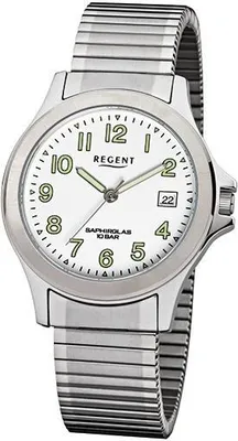 Produktbild von Regent Herren Armbanduhr 1199.42.89 F879 Edelstahl mit Zugband