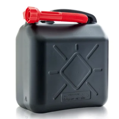 Produktbild von HECHT Benzinkanister 10 Liter | Flexibles Ausgießrohr | UN-Zulassung | Für Benzin und Diesel