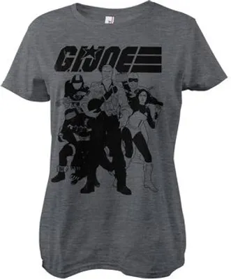 Produktbild von G.I. Joe Characters Girly Tee - Small - DarkHeather