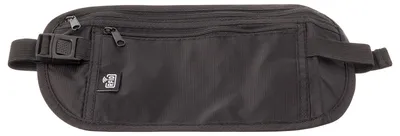 Produktbild von Franky GT2 Schwarz Sicherheits Bauchtasche flach Geldgürtel Reise unter Kleidung Diebstahlschutz