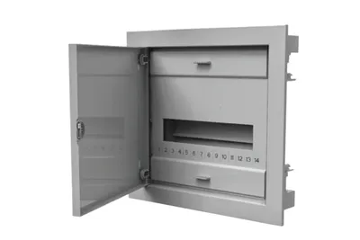 Produktbild von Sicherungskasten Metal Unterputz 1reihig max 14 Autom.
