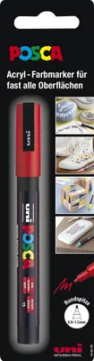Produktbild von POSCA Marker UNI PC-3M rot BK