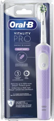 Image de Oral-B Vitality Pro - Violet - Brosse à dents électrique - conçue par Braun