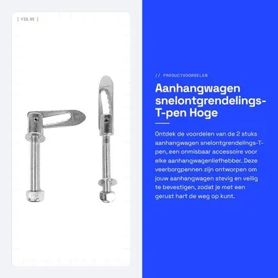 Obrázek produktu pro Rychloupínací T-háček pro rybaření – vysoce kvalitní – nerezová ocel – 2 kusy – délka drátu 75 mm – bezpečný a odolný – háček pro rybaření
