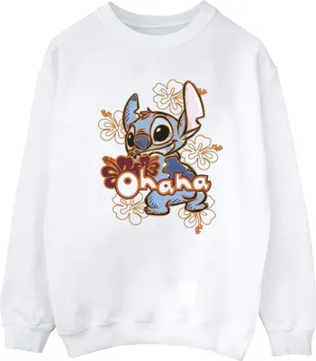 Produktbild von Disney - "Ohana" Sweatshirt für Herren BI31202 (S) (Weiß)