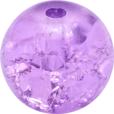 Produktbild von Glitzerperlen, Ø 8 mm, 20 Stück Lila