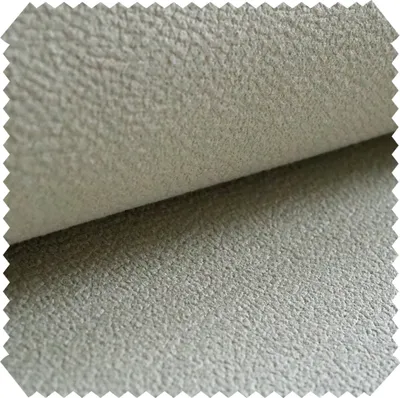 Produktbild von novely® MILANO Velours Stoff Möbelstoff Polsterstoff Lederoptik | Meterware | 1lfm - Farbe: 11 Silbergrau