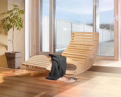 Produktbild von weka Wellnessliege inkl. Saunahandtuch x B x T x H x 64 x 165 x 95