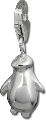 Produktbild von SilberDream Charm Schmuck Armband Anhänger Pinguin 925 Echt Silber FC1027