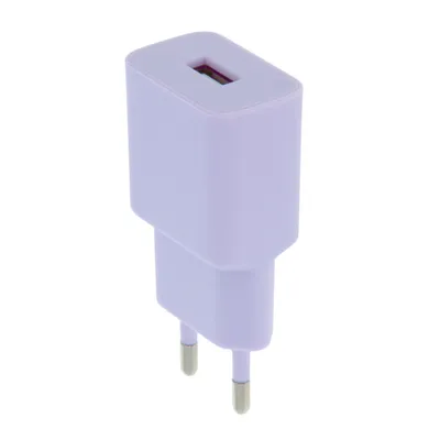 Immagine prodotto di Setty Caricatore adattatore di alimentazione 1x USB 2,4A Caricatore si adatta a tutti i telefoni cellulari, iPhone, Samsung Viola