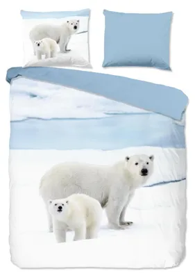 Produktbild von Guten Morgen Bettbezug "Care" – Blau – (200x220 cm) – 100% Baumwolle