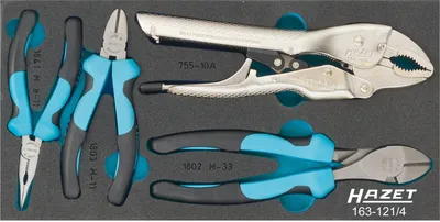 Obrázek produktu pro Hazet 163-121/4 Workshop Pliers Set 4-piece