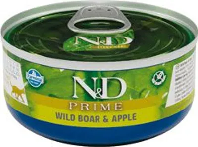 Obrázek produktu pro N&D CAT PRIME Adult Boar & Apple 70g