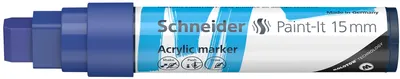 Produktbild von Schneider Acrylmarker Paint-It 330 15mm blau