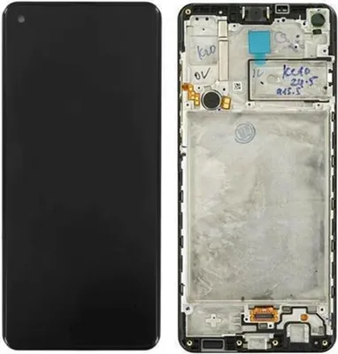 Produktbild von Original LCD Display Touchscreen Bildschirm & Rahmen Schwarz für Samsung Galaxy A21s A217F